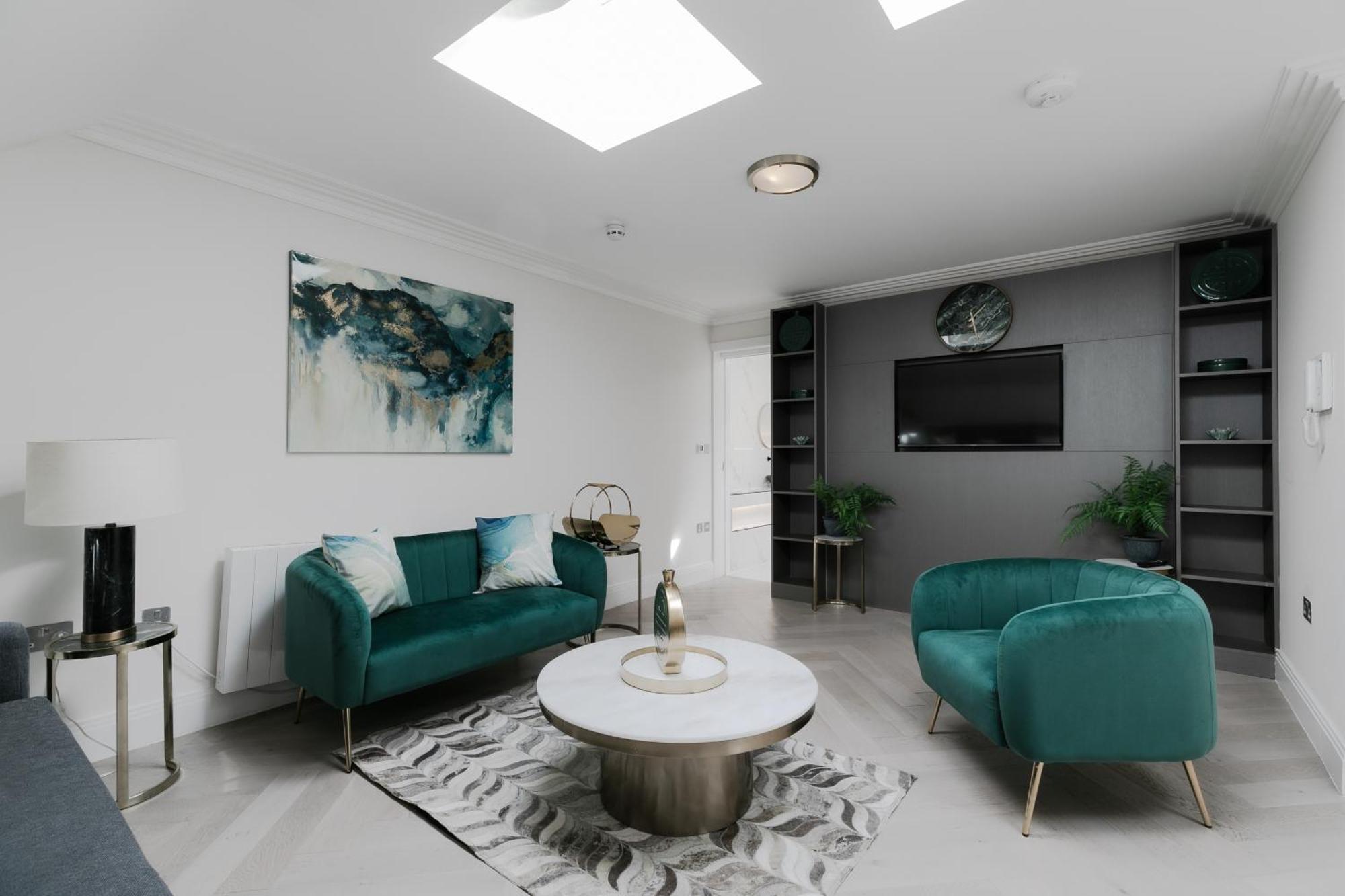 Modern Apartments Near Harrods And The Science Museum لندن الغرفة الصورة