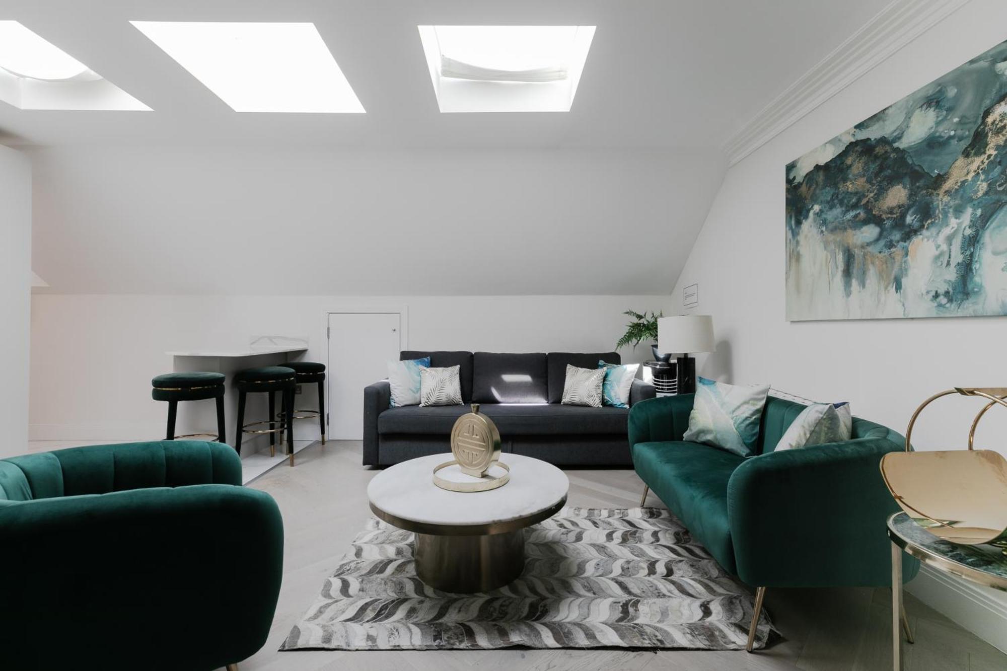 Modern Apartments Near Harrods And The Science Museum لندن الغرفة الصورة