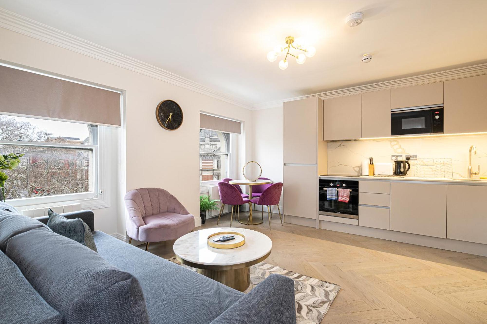 Modern Apartments Near Harrods And The Science Museum لندن الغرفة الصورة